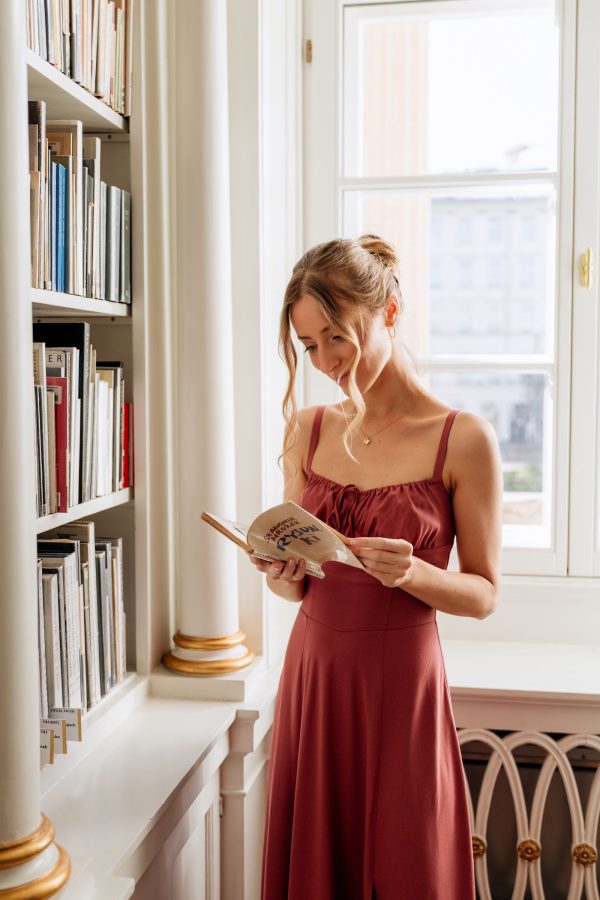 Sukienka Rosaline Marsala