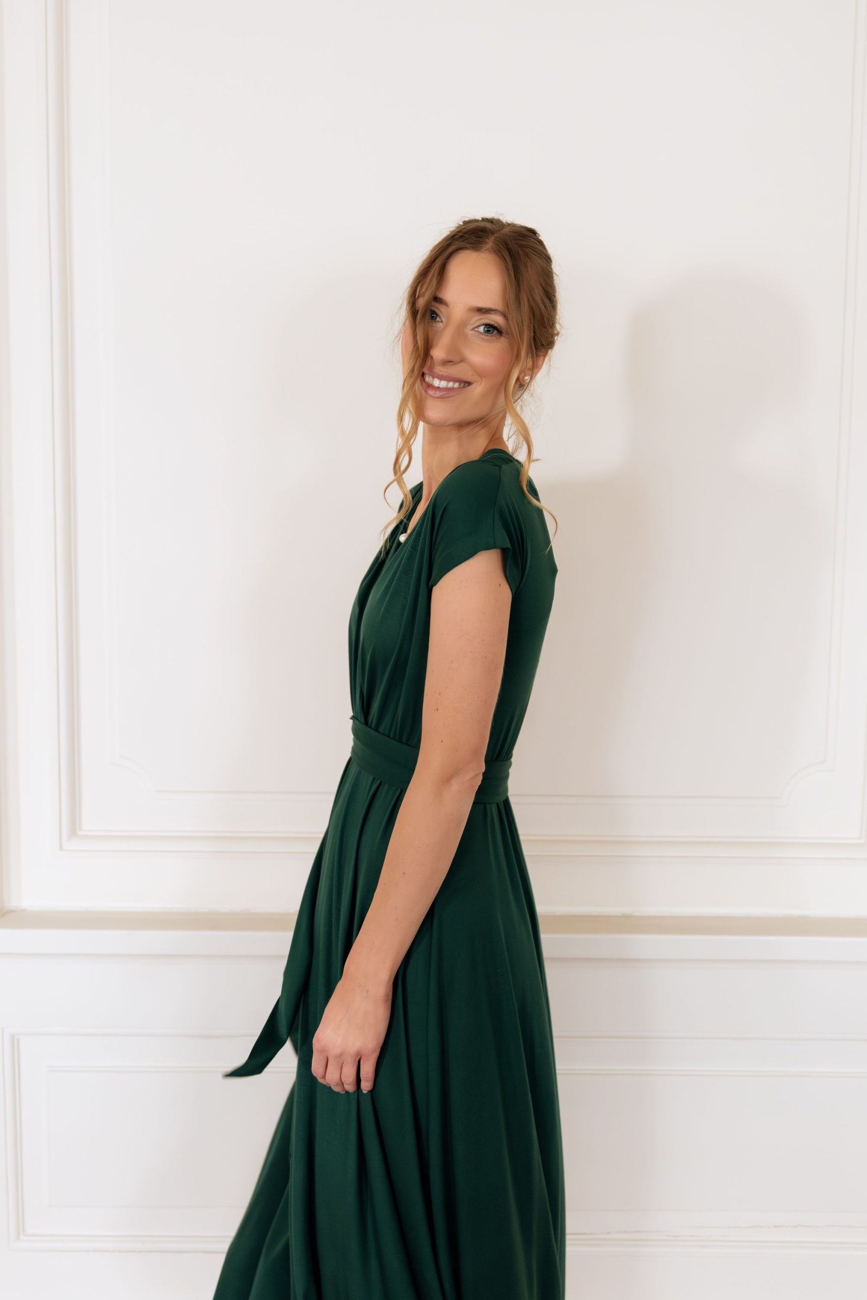 Sukienka Angeline Emerald - obrazek 2