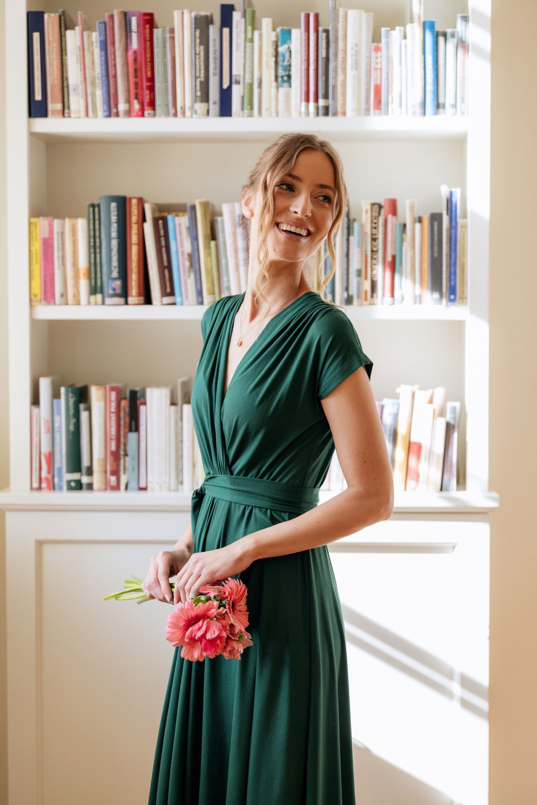 Sukienka Angeline Emerald - obrazek 8