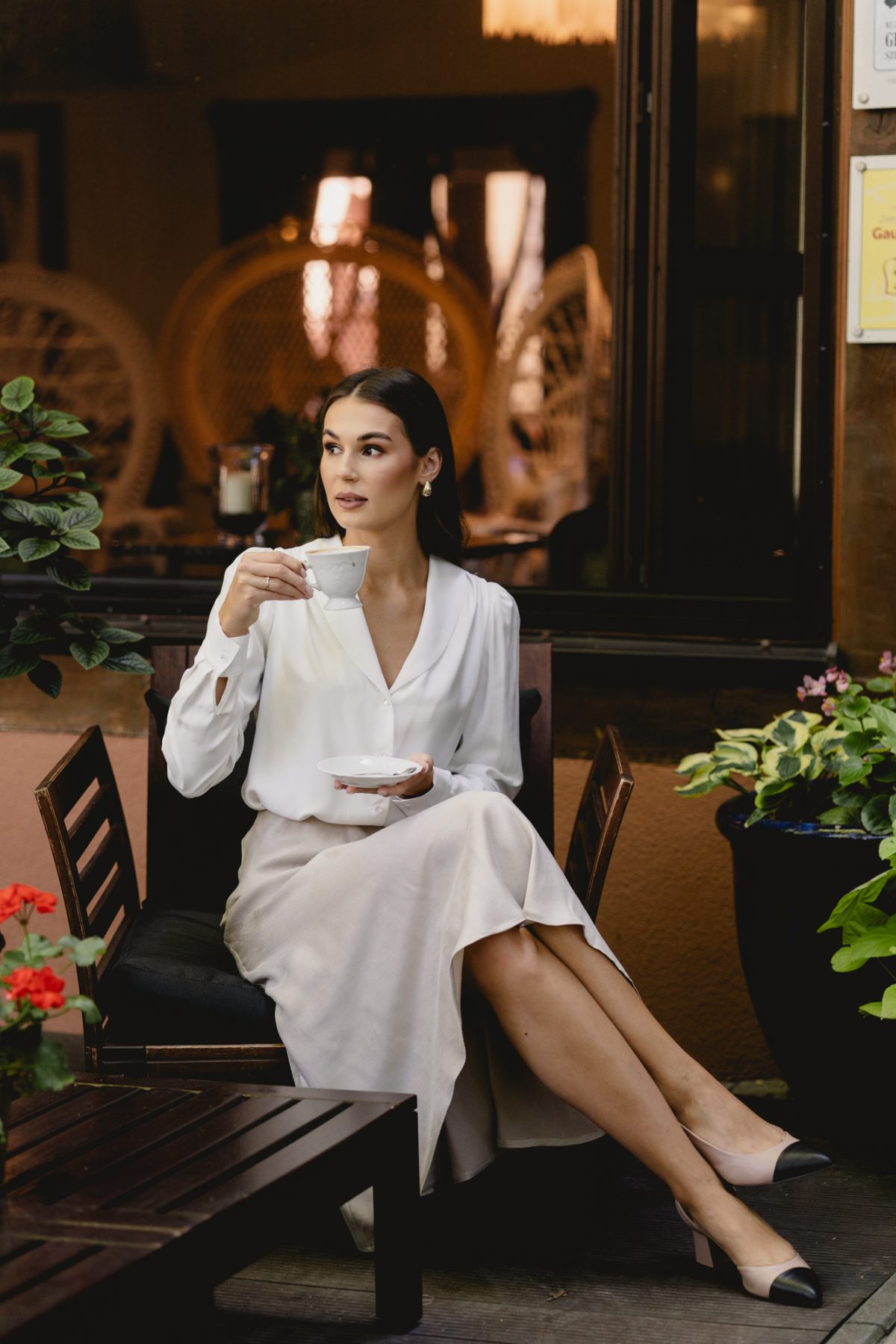 Spódnica Melissa Beige - obrazek 6