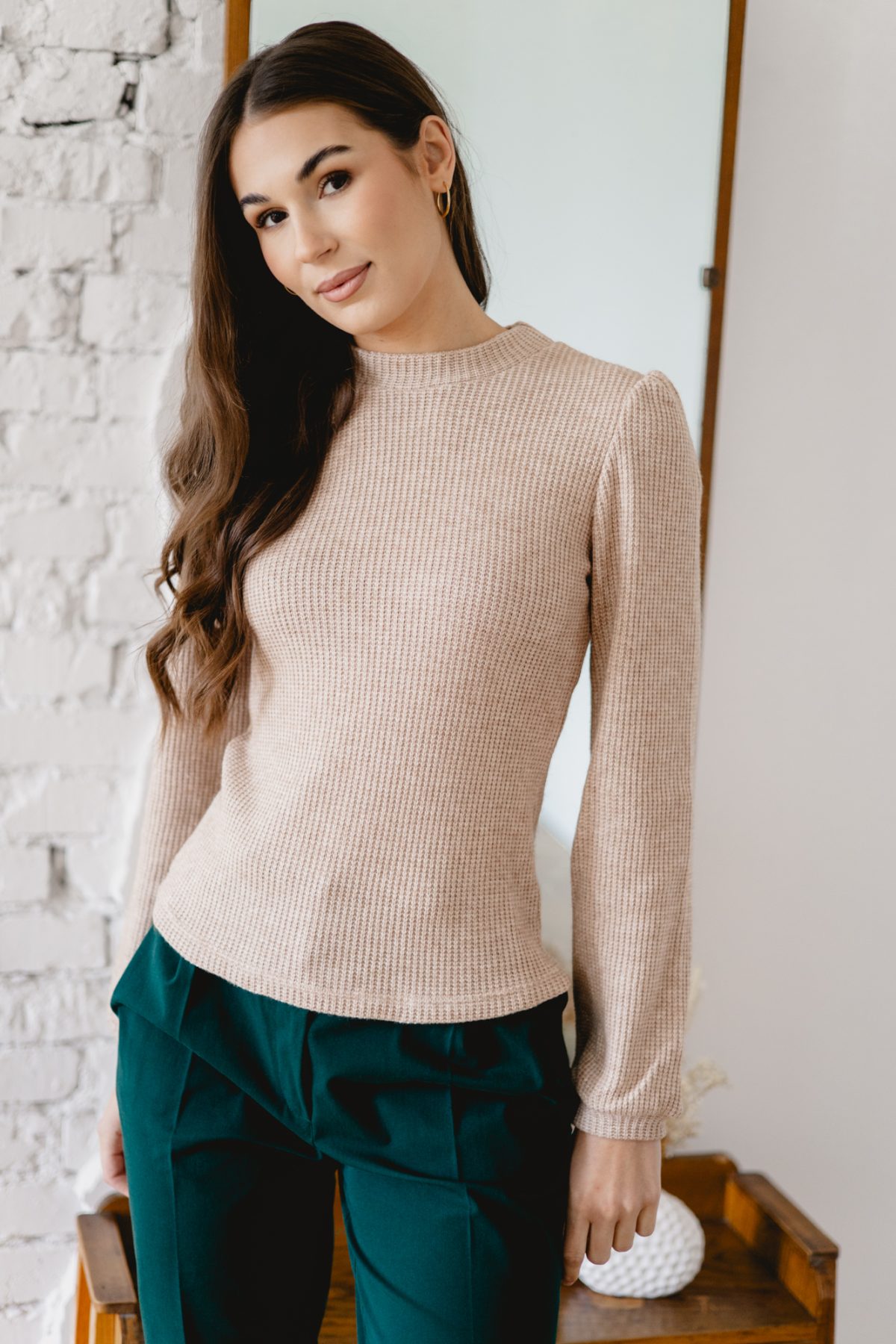 Sweter Aurore Honey Beige