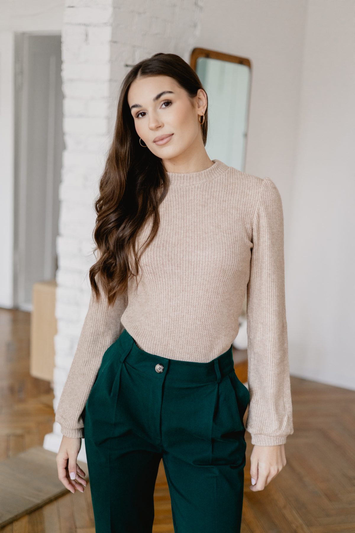 Sweter Aurore Honey Beige