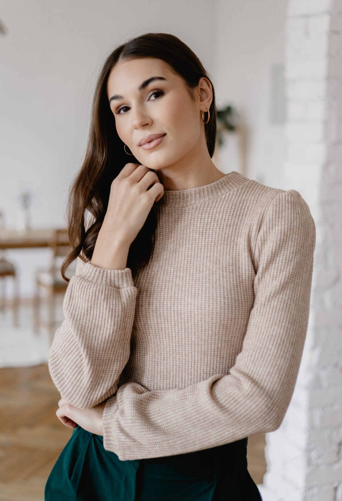 Sweter Aurore Honey Beige