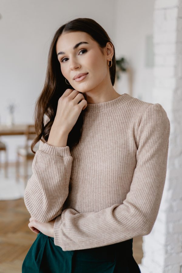 Sweter Aurore Honey Beige
