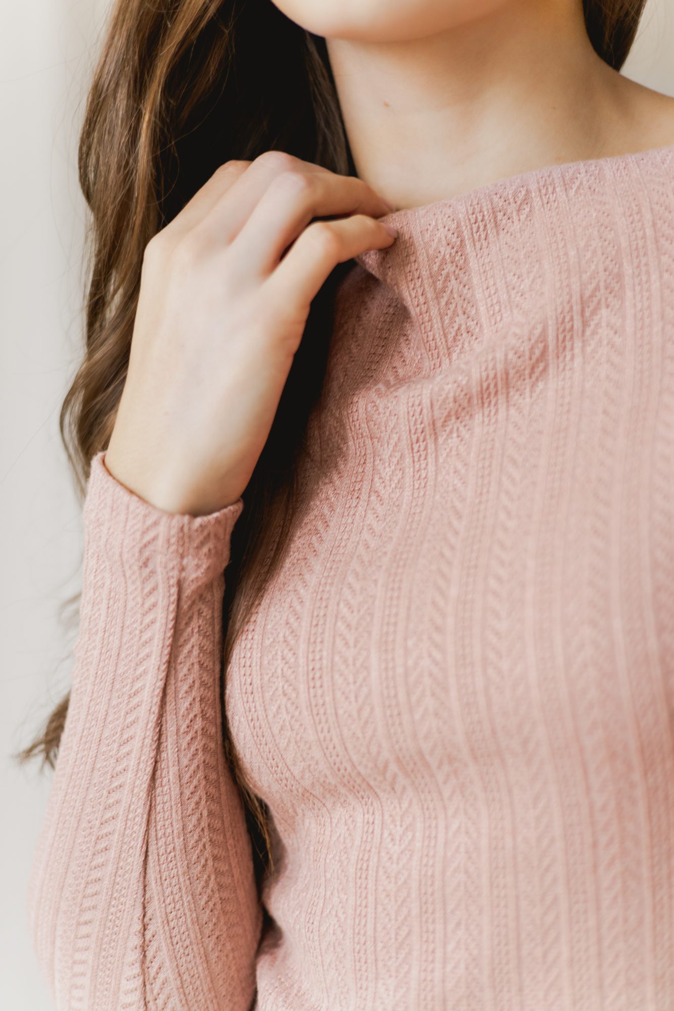 Sweter Estelle Dusty Pink