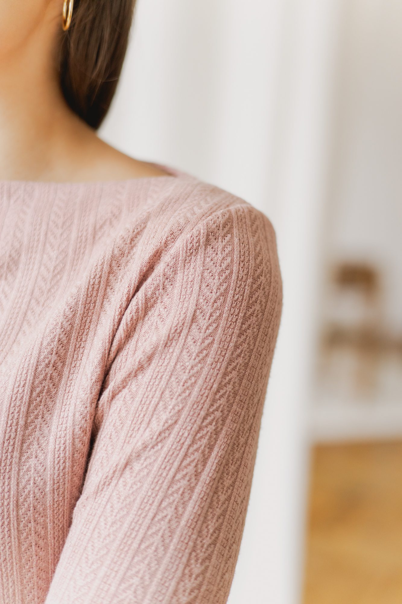 Sweter Estelle Dusty Pink