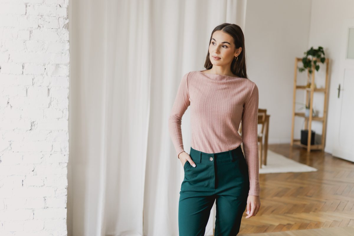 Sweter Estelle Dusty Pink