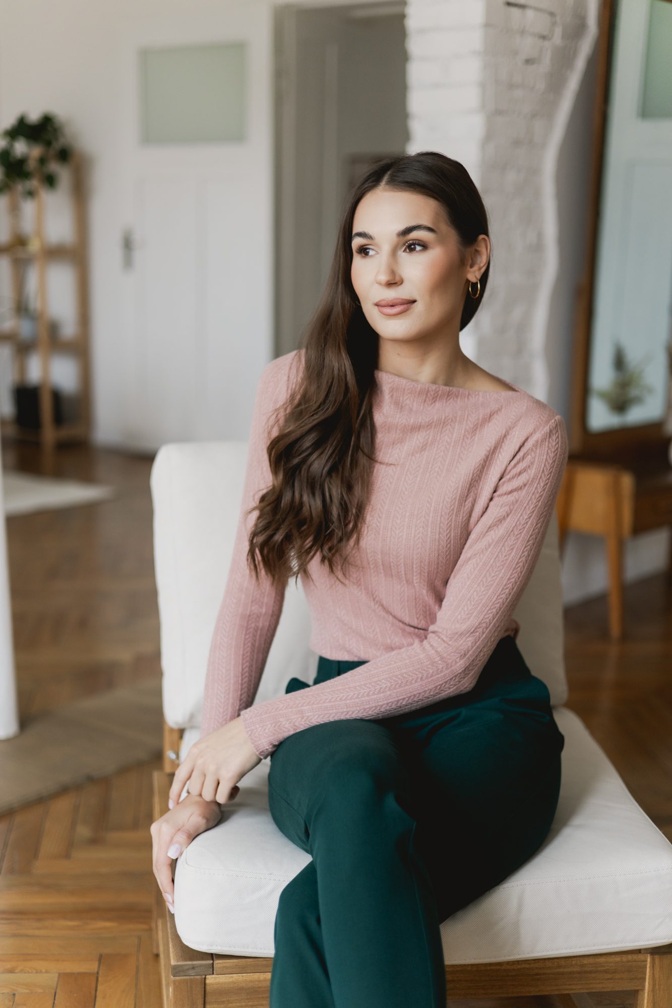 Sweter Estelle Dusty Pink