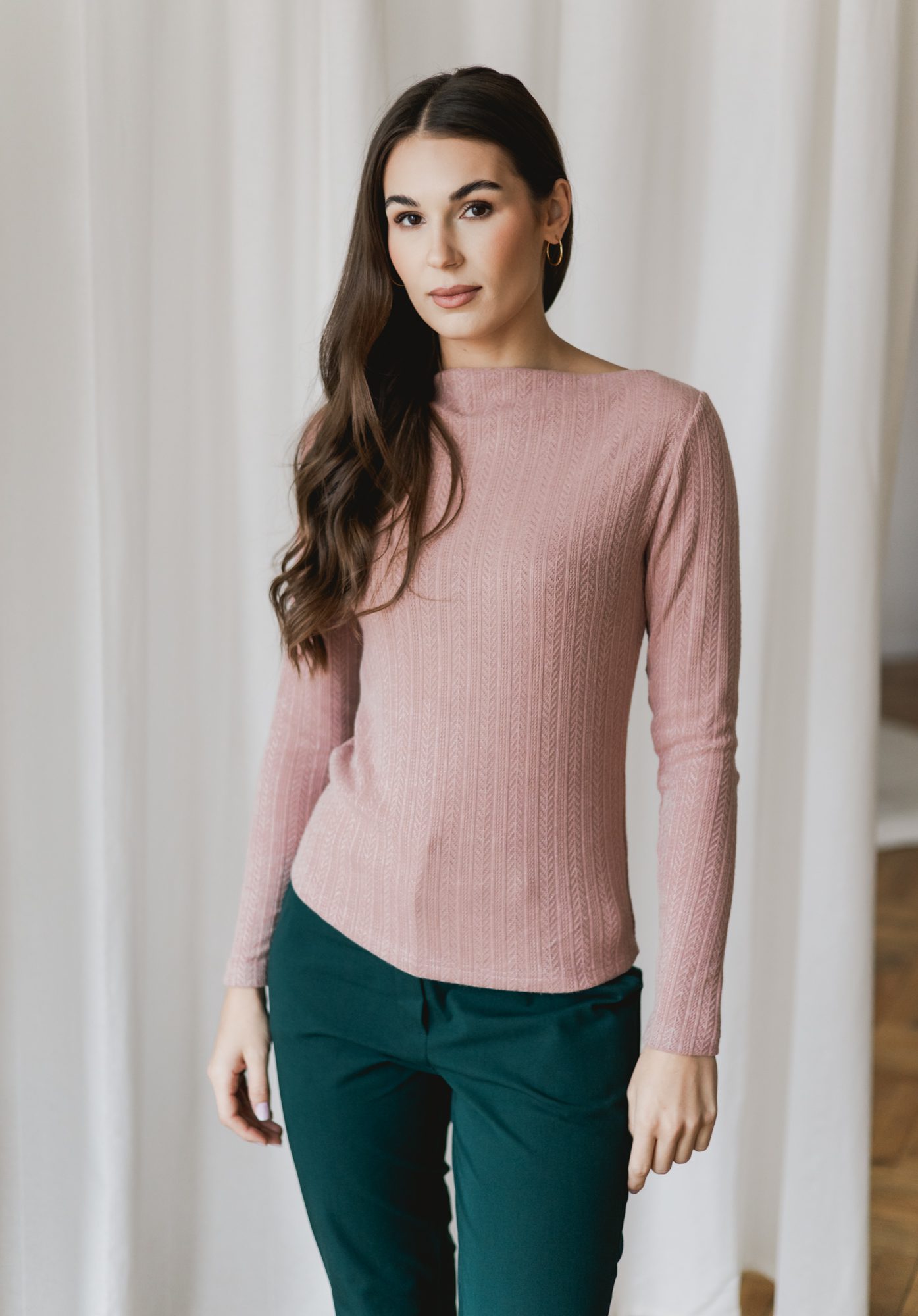 Sweter Estelle Dusty Pink