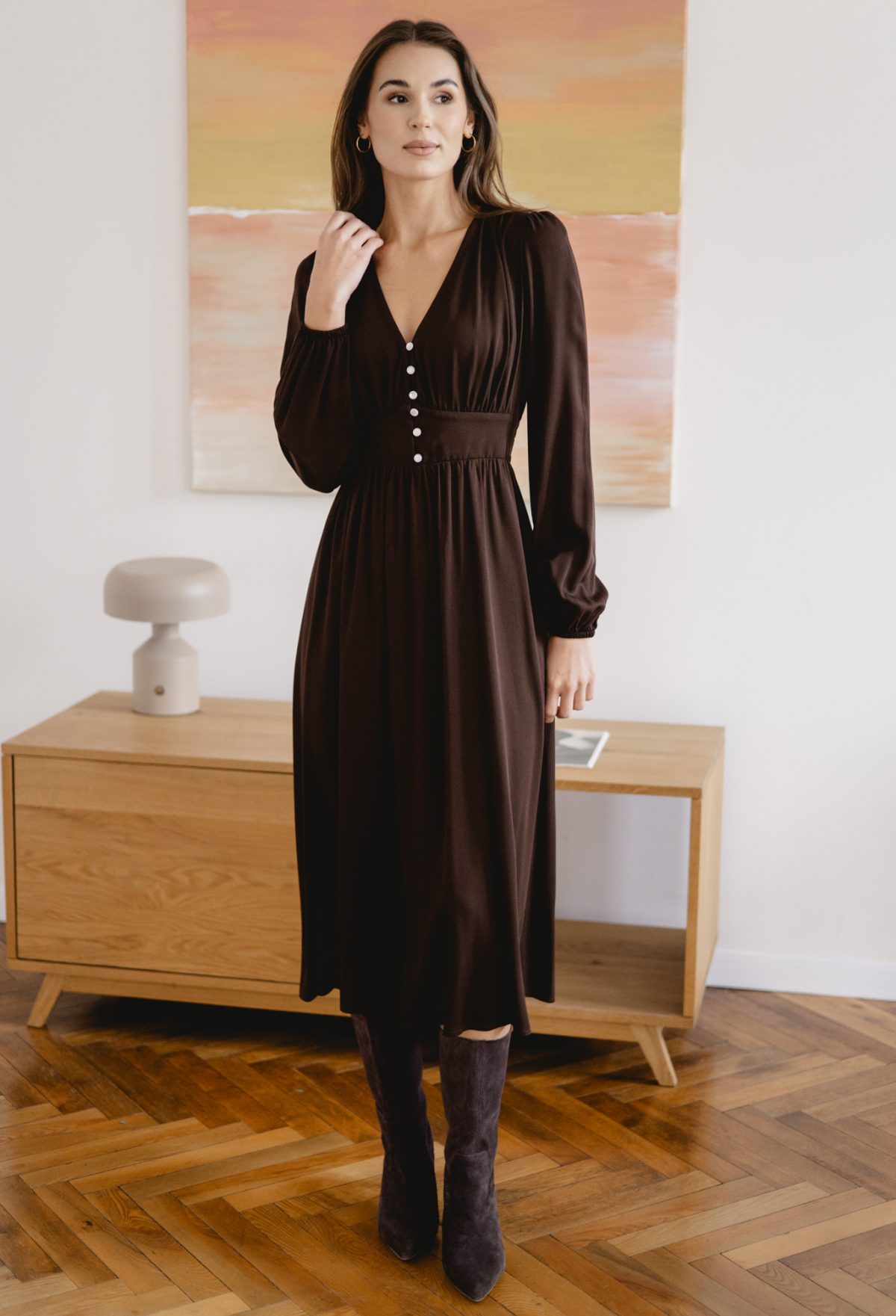 Sukienka Diane Dark Chocolate