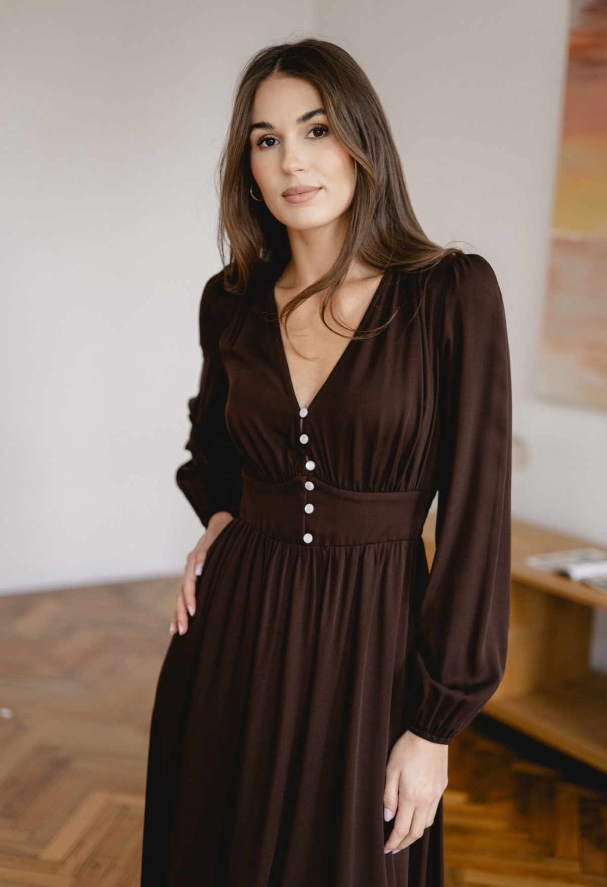 Sukienka Diane Dark Chocolate