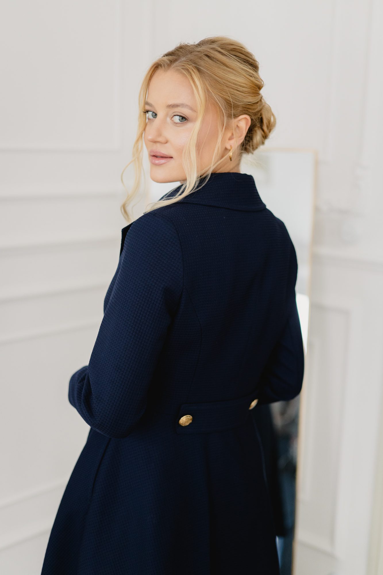 Płaszcz Alexsandre Navy - obrazek 27