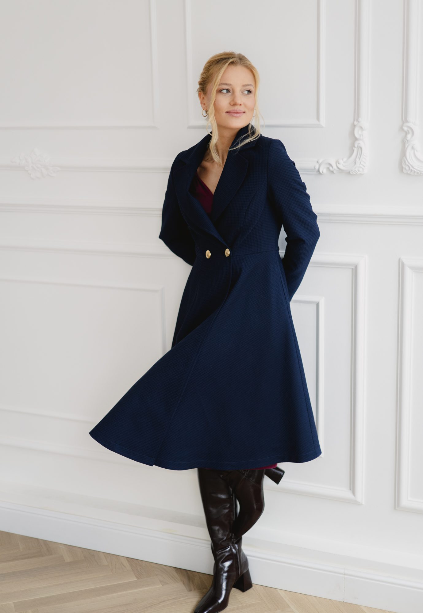 Płaszcz Alexsandre Navy