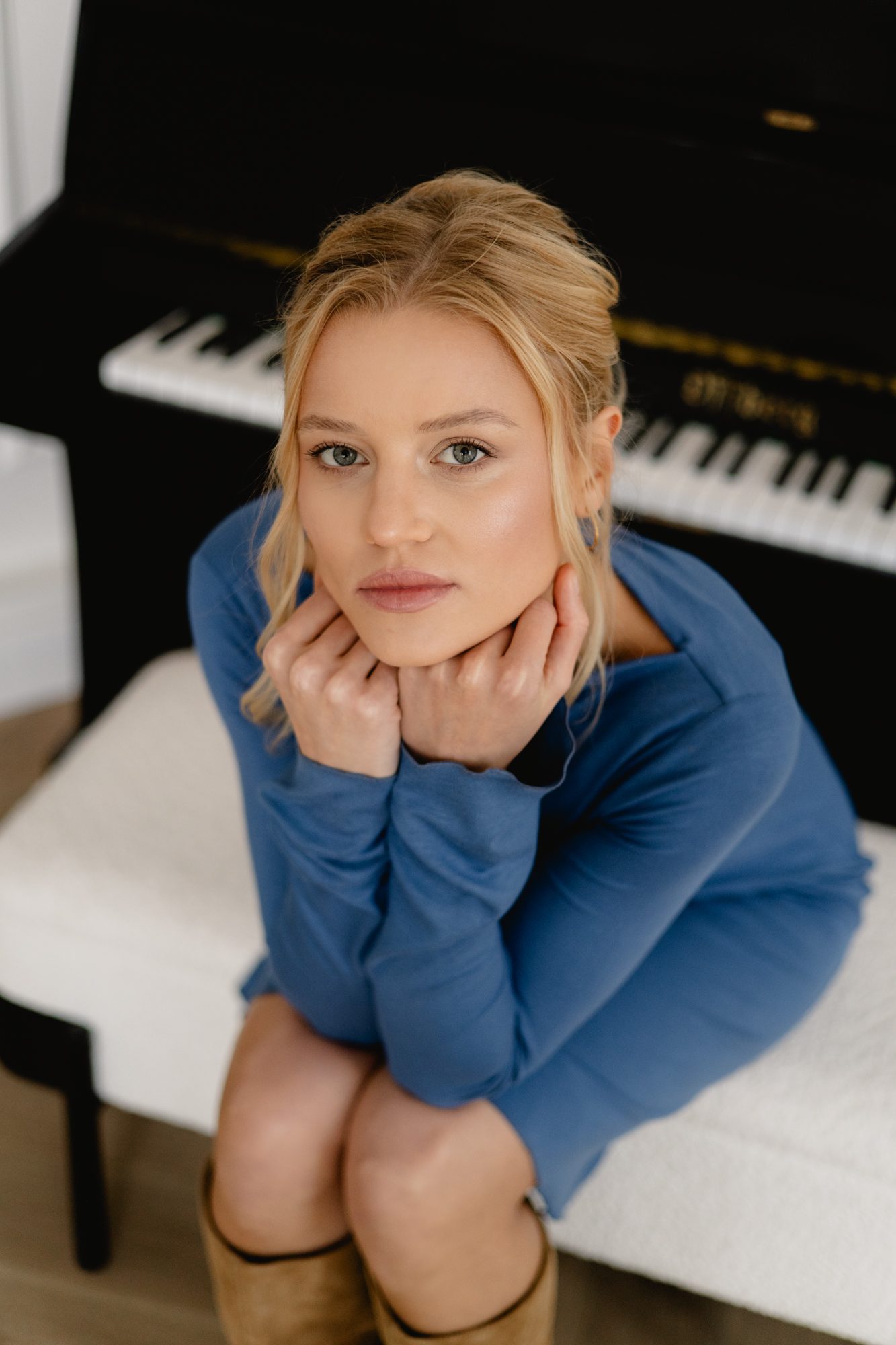 Sukienka Leila Denim Blue