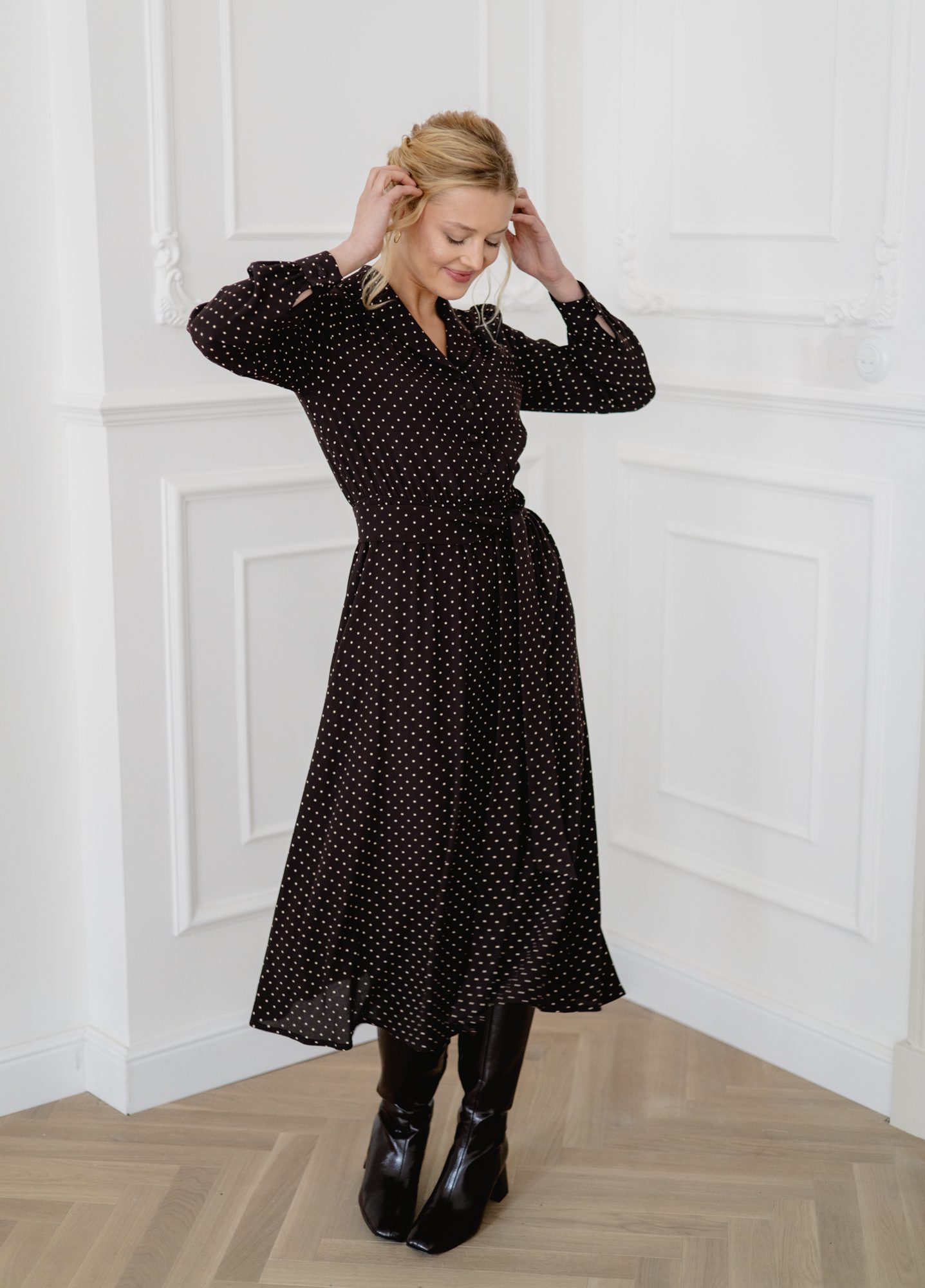 Sukienka Andrea Chocolate Dots