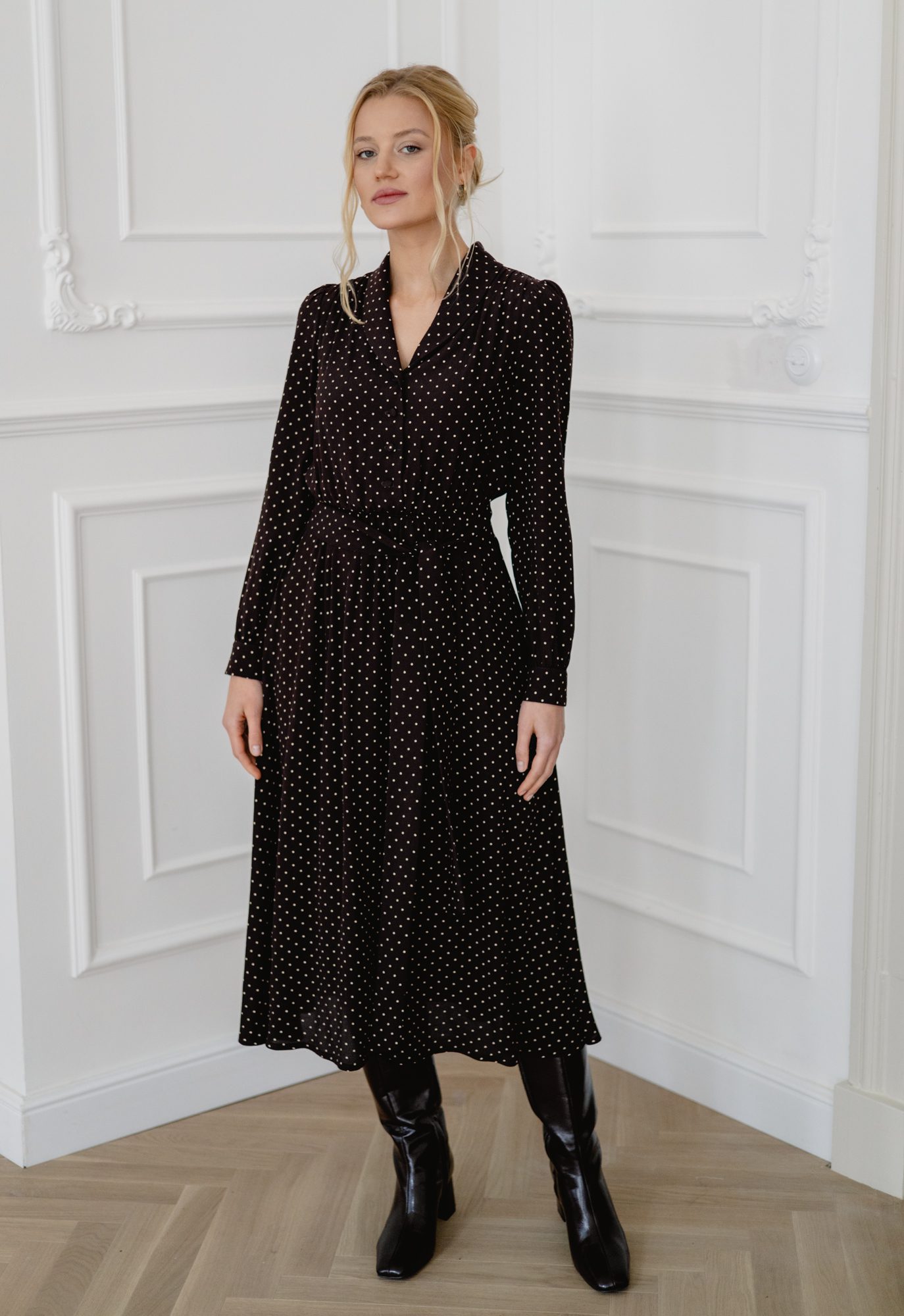 Sukienka Andrea Chocolate Dots