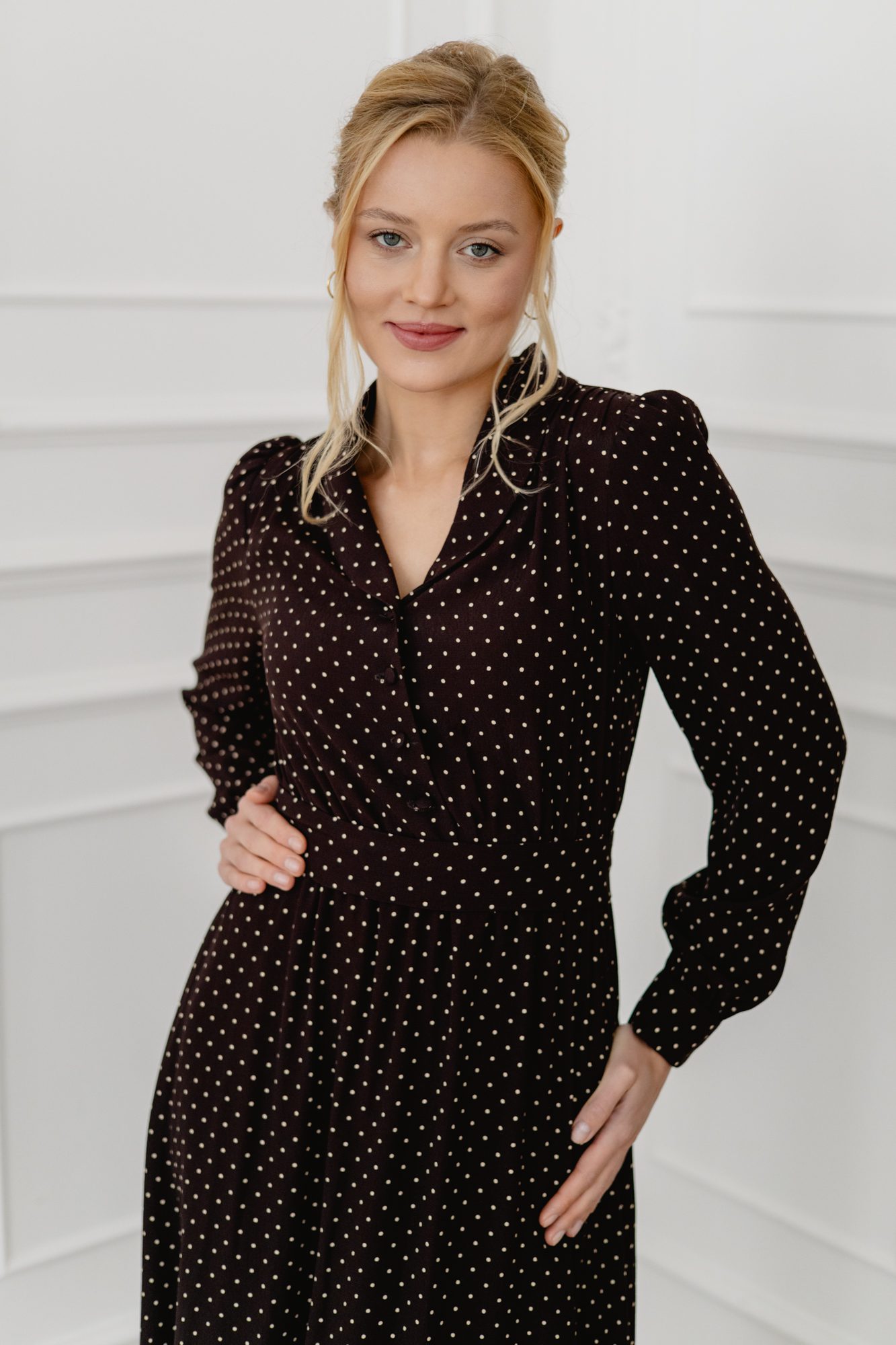 Sukienka Andrea Chocolate Dots