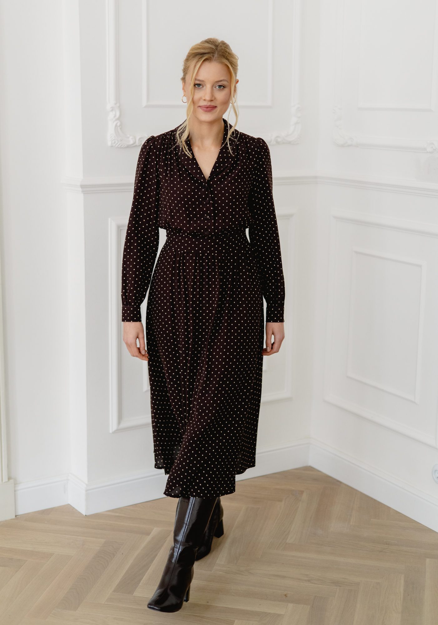 Sukienka Andrea Chocolate Dots