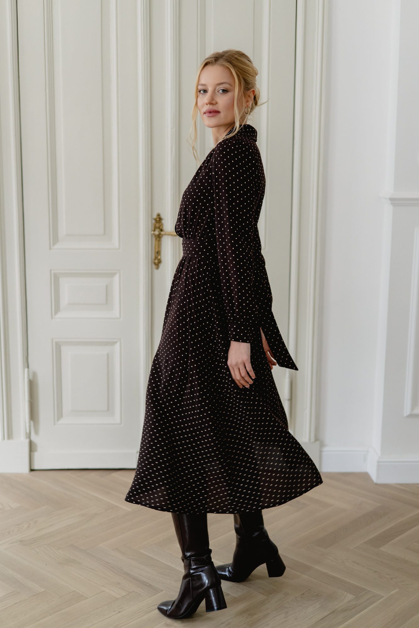 Sukienka Andrea Chocolate Dots