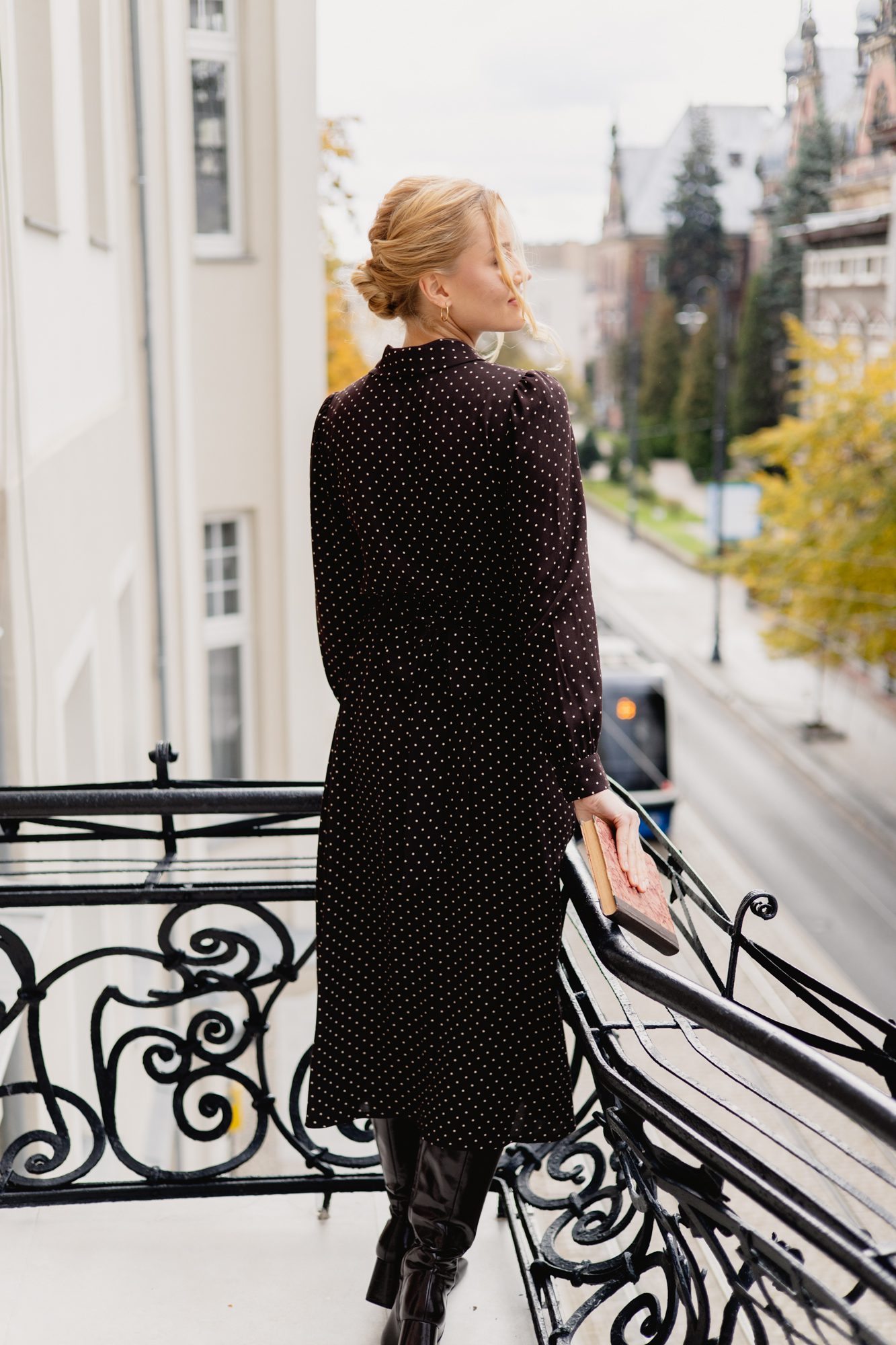 Sukienka Andrea Chocolate Dots