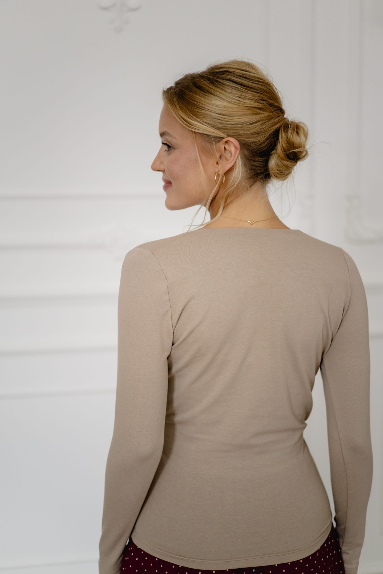 Bluzka Melanie Warm Taupe