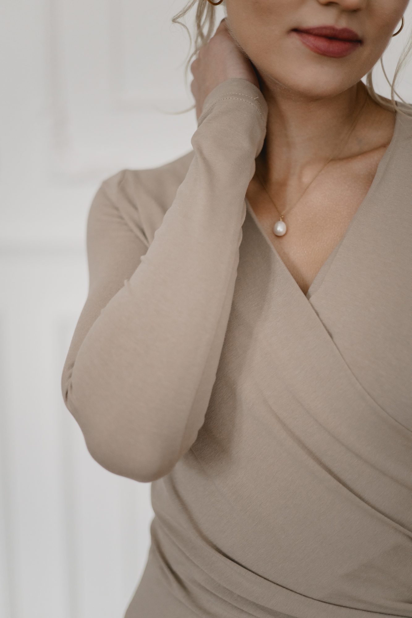 Bluzka Melanie Warm Taupe