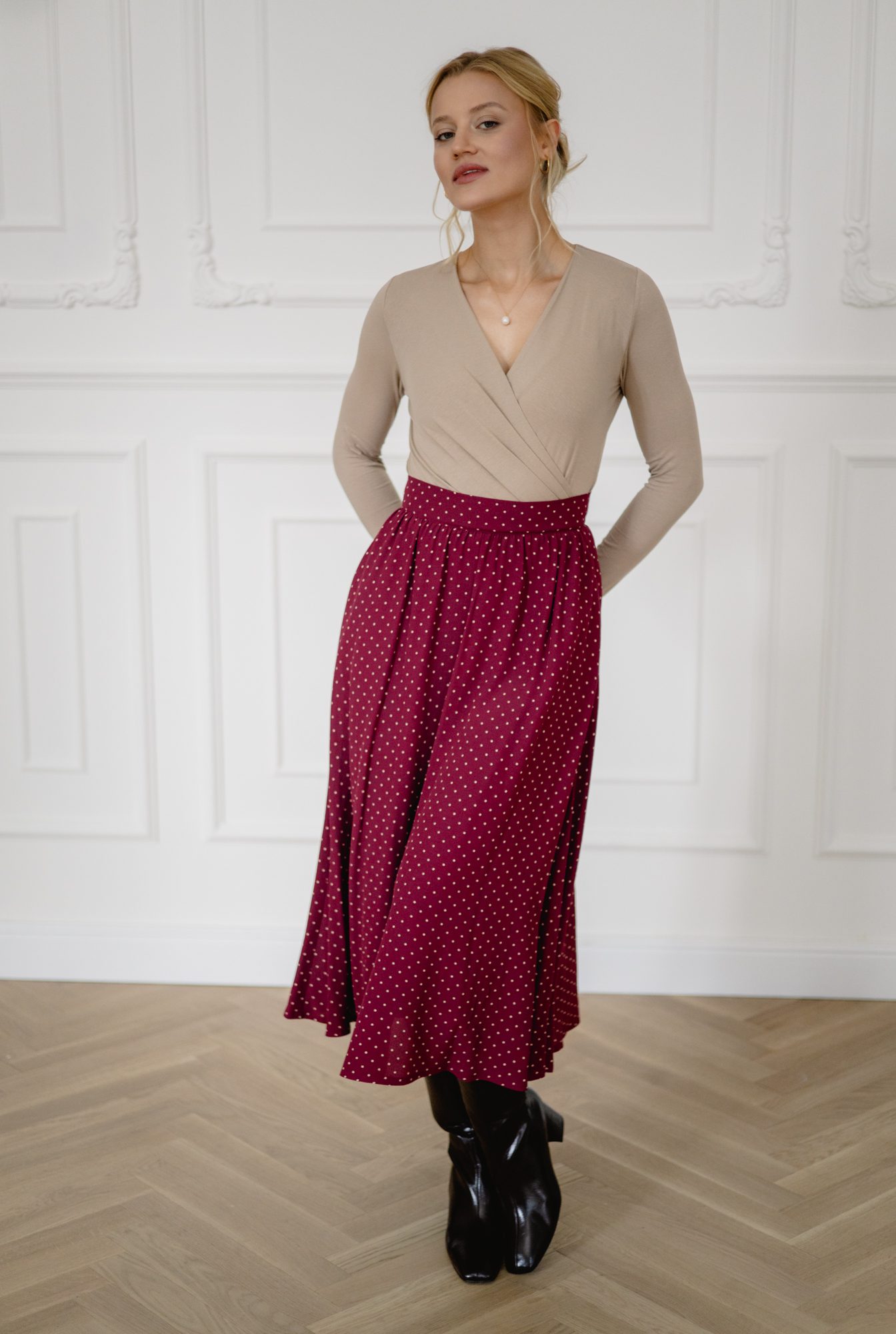 Bluzka Melanie Warm Taupe