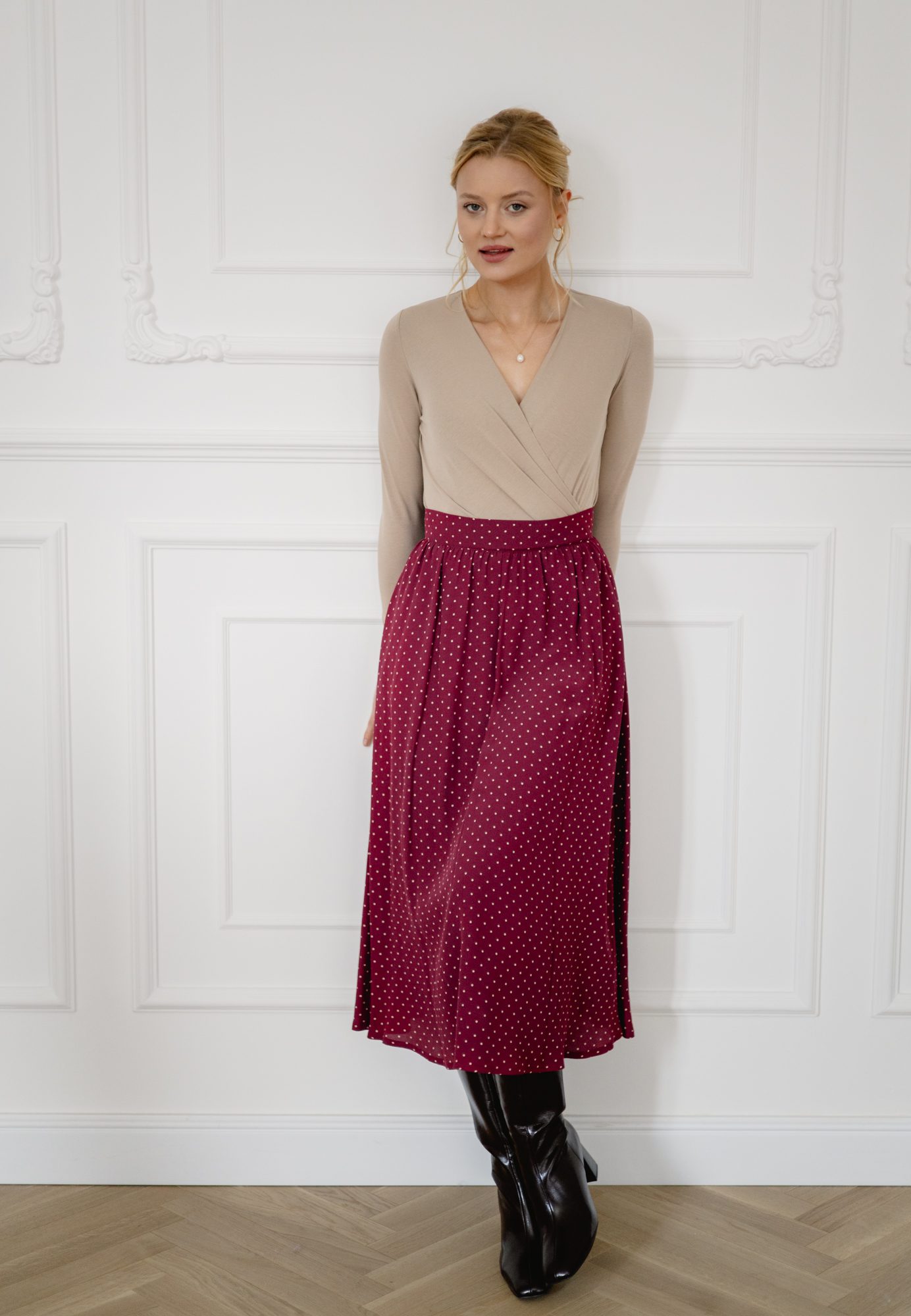 Bluzka Melanie Warm Taupe