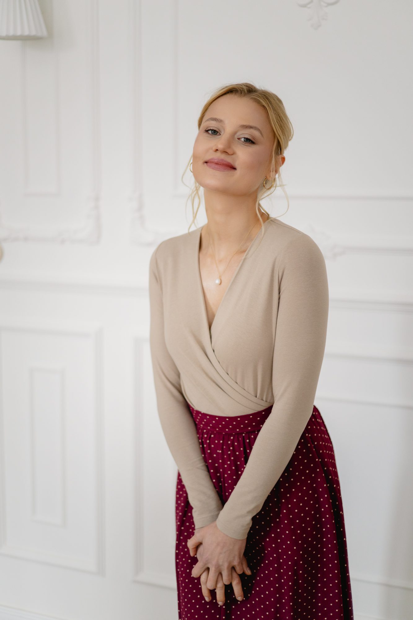 Bluzka Melanie Warm Taupe