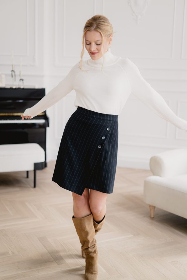 Spódniczka Janine Stripes Navy