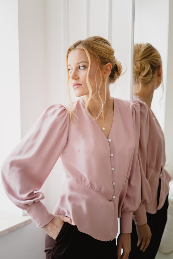 Koszula Celine Dusty Rose