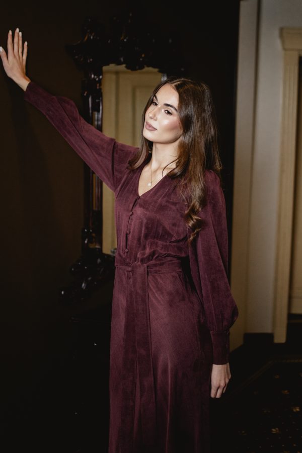 Sukienka Veronique Burgundy