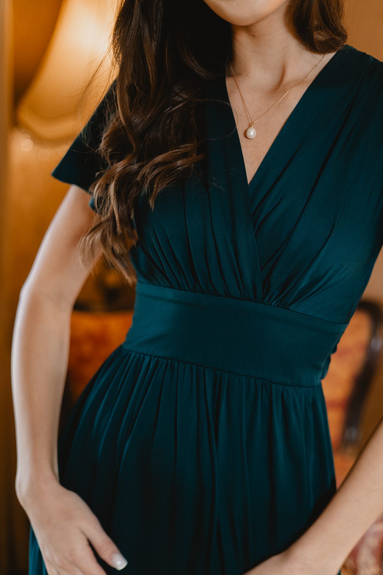 Sukienka Ines emerald - obrazek 5