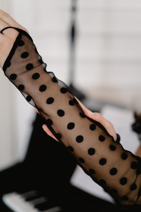 Rękawiczki Belle Black Dots Short