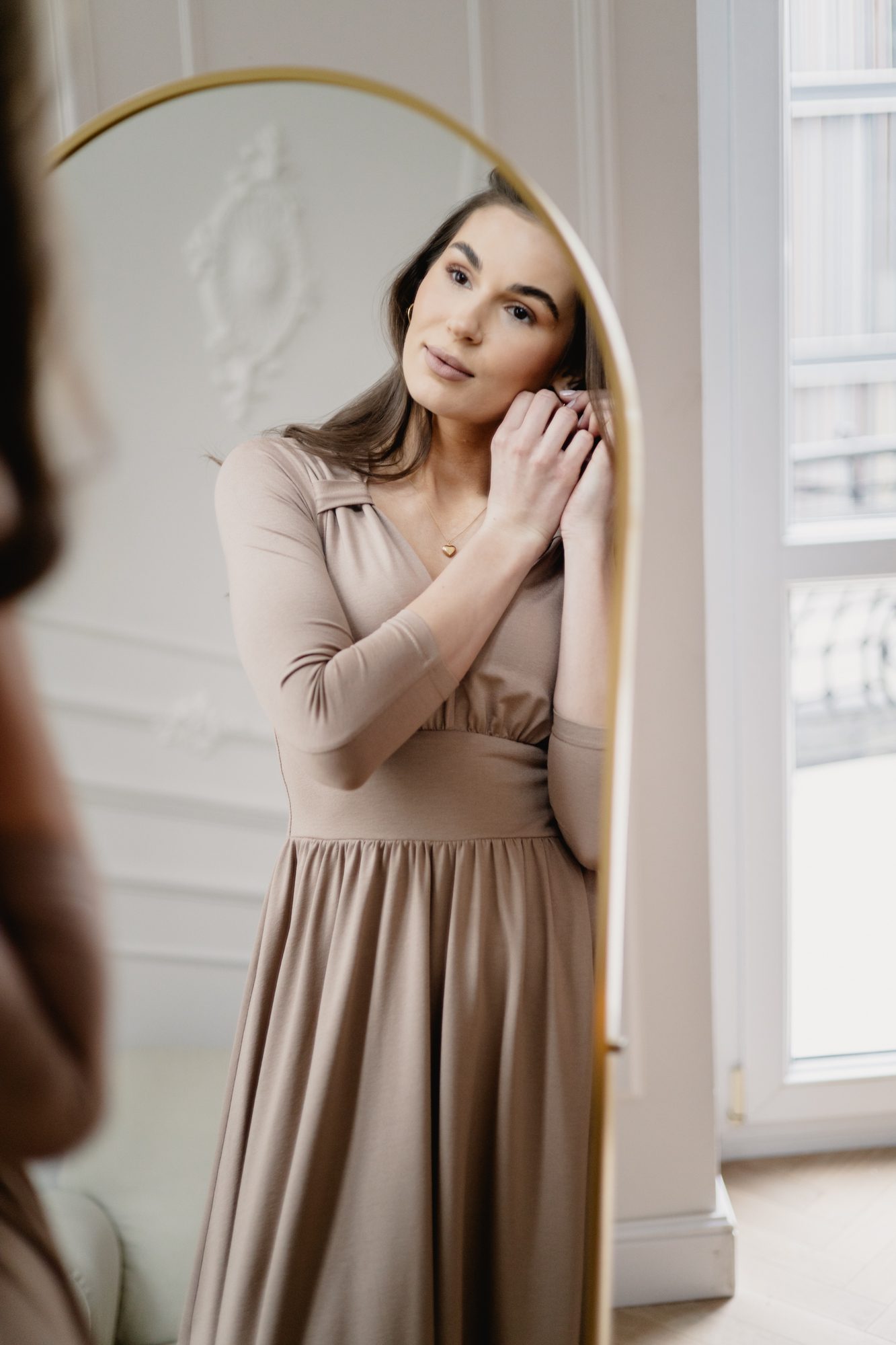 Sukienka Kalina Camel - obrazek 8