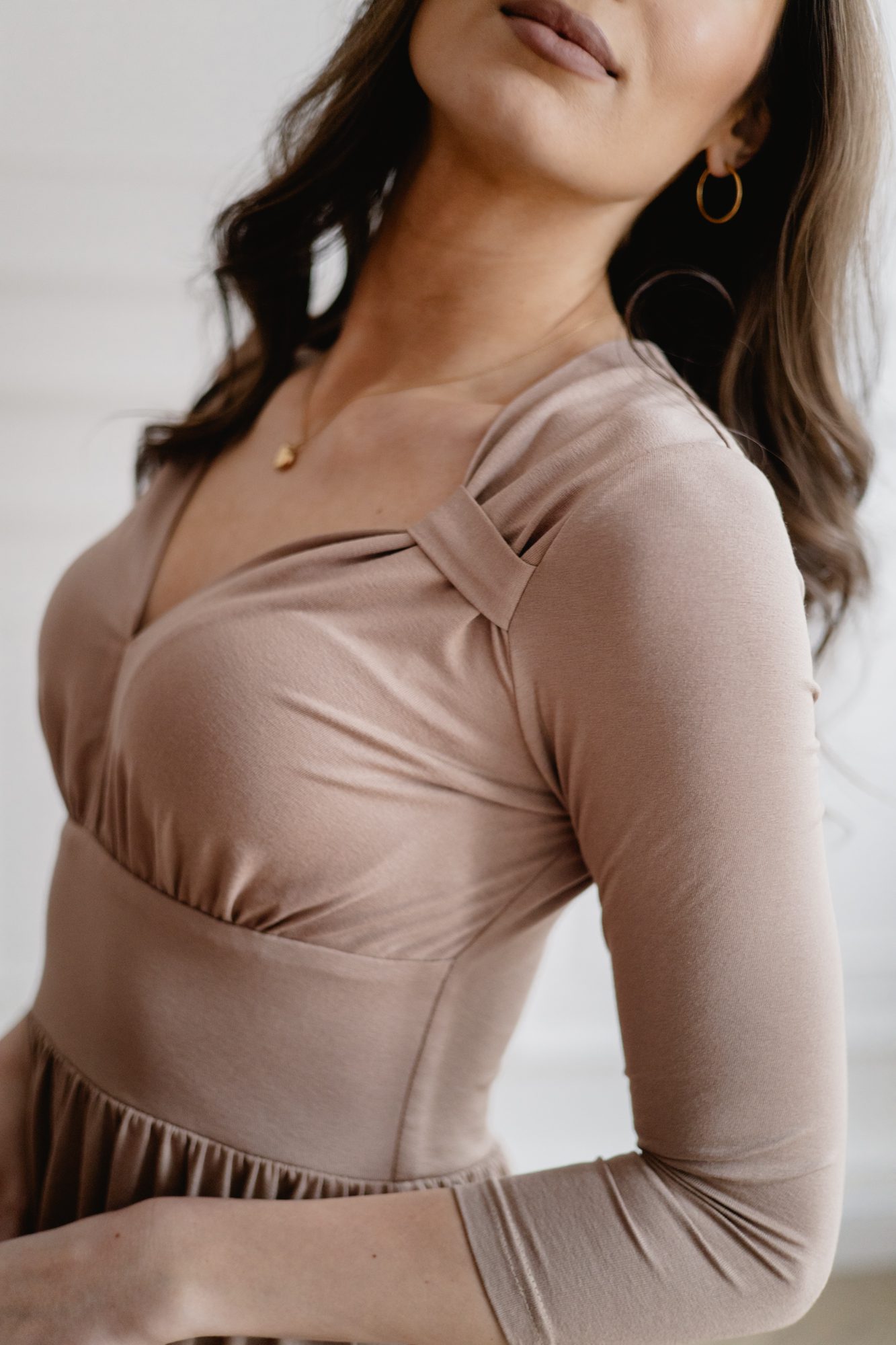 Sukienka Kalina Camel - obrazek 6