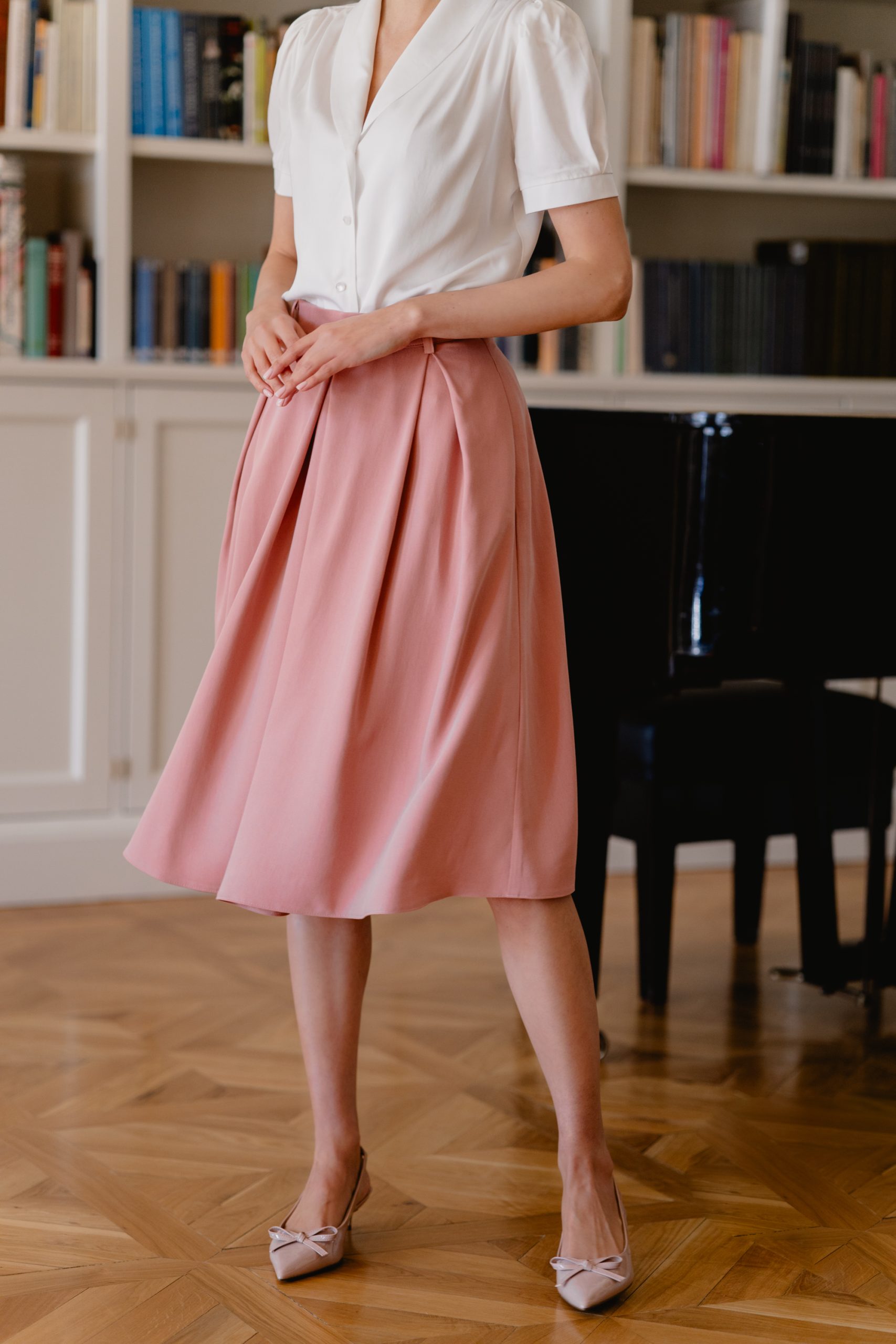 Spódnica Martha Dusty Rose - obrazek 7