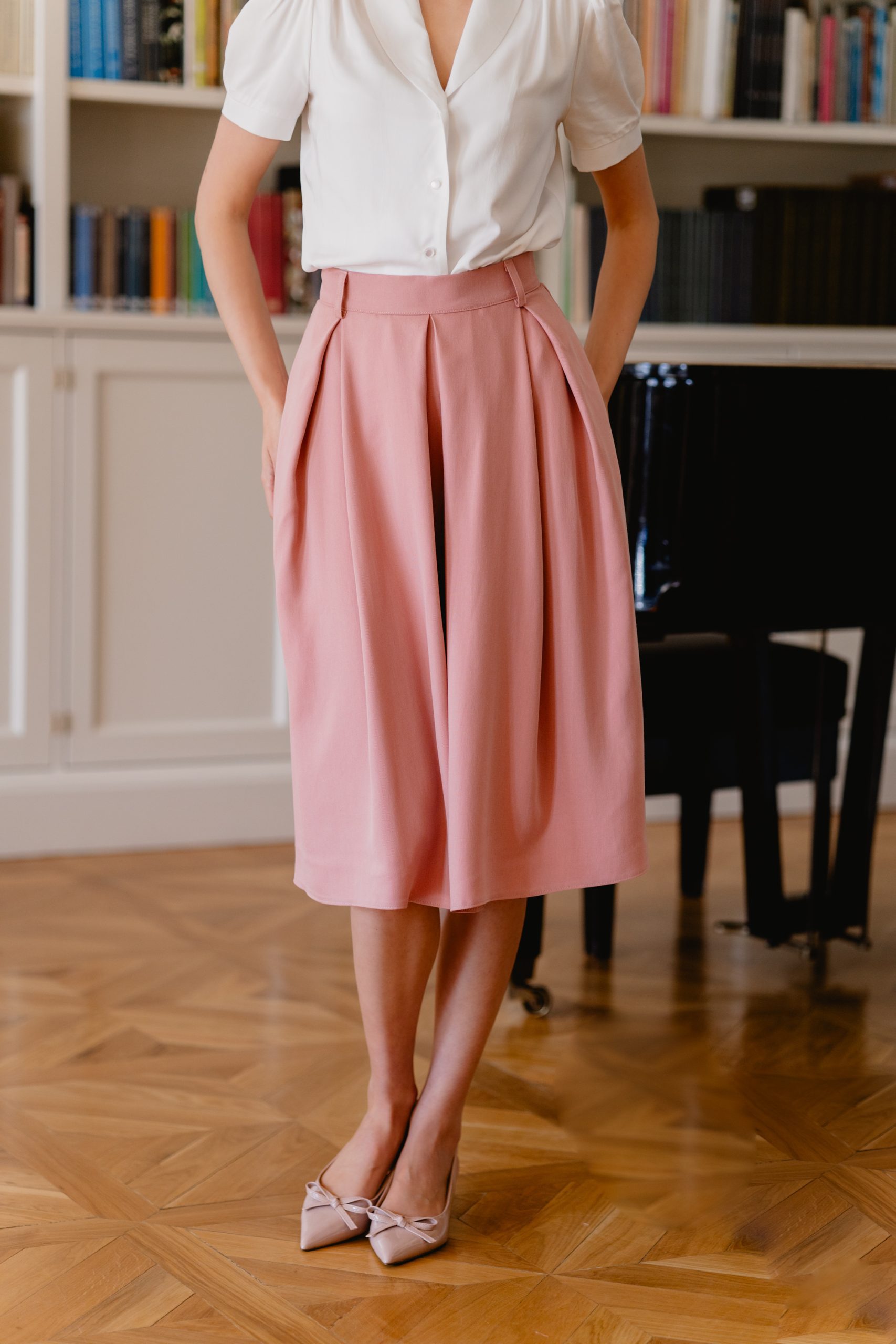 Spódnica Martha Dusty Rose - obrazek 6