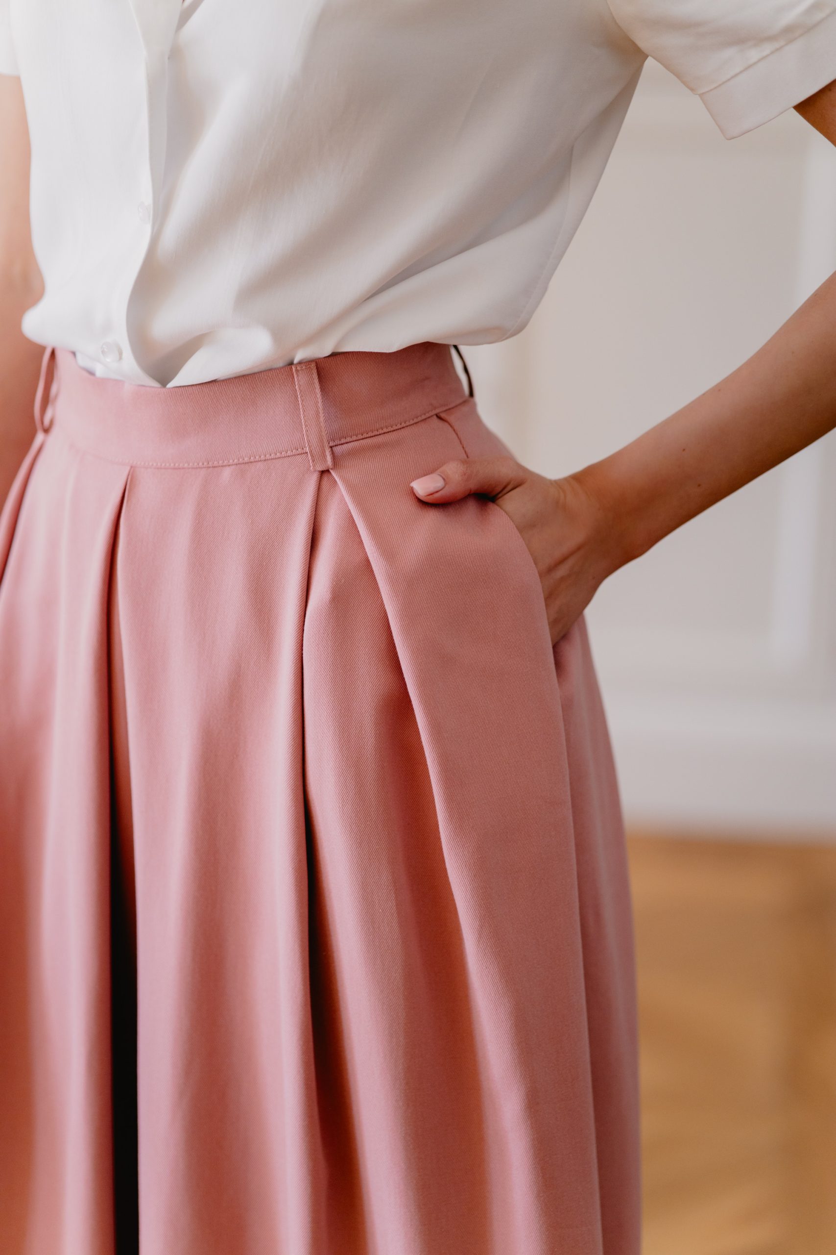 Spódnica Martha Dusty Rose - obrazek 5